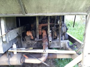 Rear view External Bedroom Air installation area.