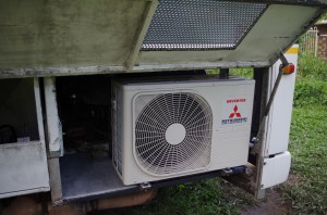 Heat sheilds in place