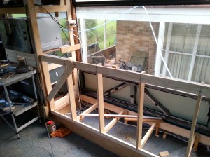 The Bench heights are higher the standard as neither of us like the standard heights.