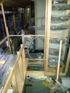 Pantry in position beside Bench area.