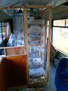 View with Cupboard doors fitted.