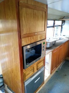 The completed & painted cabinet.