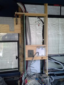 The Black conduits running up the R/H side are the remote control cabling for the Generator mounted in the Forward most R/Hand storage Bin.