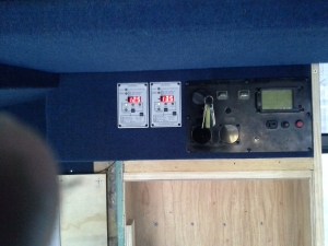 Generator controls & Battery monitors are now operational,  the front monitor has an issue with the accuracy of the reading. Will try again to adjust it but may need to replace it.